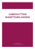 Samenvatting "Marketingplanning", 3de bachelor Handelswetenschappen 