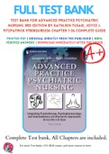 Test Bank For Advanced Practice Psychiatric Nursing 3rd Edition By Kathleen Tusaie, Joyce J. Fitzpatrick 9780826185334 Chapter 1-26 Complete Guide .