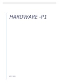 Computersystemen 1 - theorie hardware periode 1