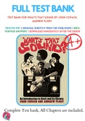 Test Bank For What's That Sound by John Covach, Andrew Flory 9780393624144 Chapter 1-15 Complete Guide.