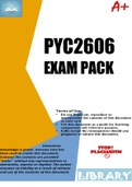 PYC2606 EXAM PACK 2023