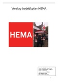Bedrijfsplan Manager Retail niveau 4 Hema 