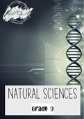 Grade 9 Natural Sciences Summary