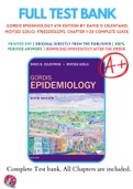 Test Bank For Gordis Epidemiology 6th Edition By David D Celentano; Moyses Szklo 9780323552295 Chapter 1-20 Complete Guide .