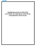 Fehrenbach Illustrated Anatomy of the Head and Neck, 5th Edition Test Bank.