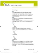 Antwoorden Chemie Overal hoofdstuk 17: Buffers en enzymen vwo 6