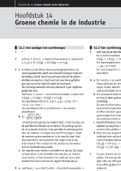 Antwoorden chemie overal hoofdstuk 14: groene chemie in de industrie vwo 5