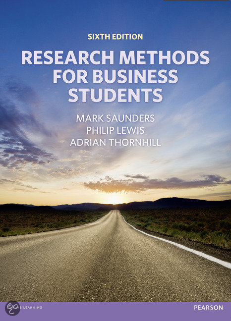 Summary of chapters 1-9 - Research Methods For Business Students