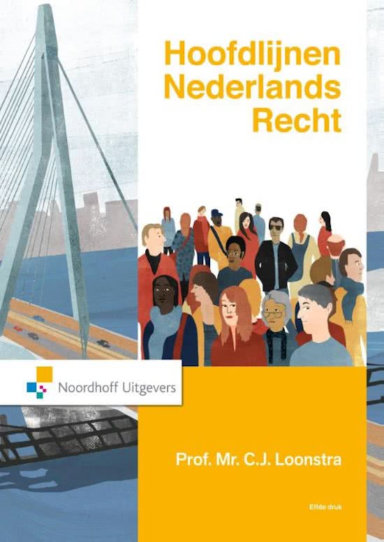 Complete samenvatting Hoofdlijnen Nederlands recht - Loonstra - 15e druk - 2022