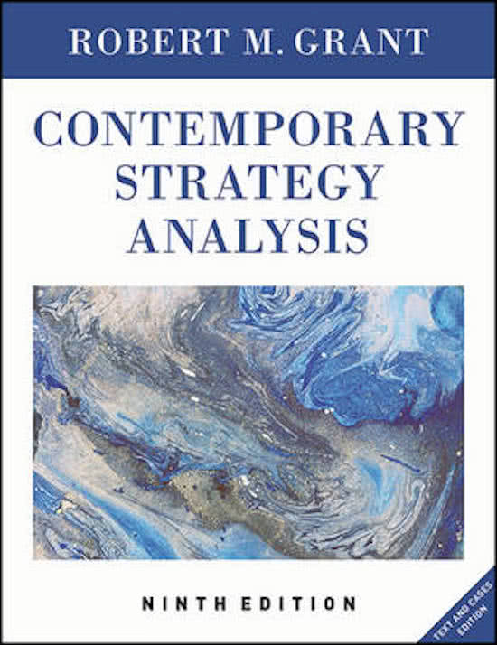 Analysis of the Strategic Environment of a Chemical Company 
