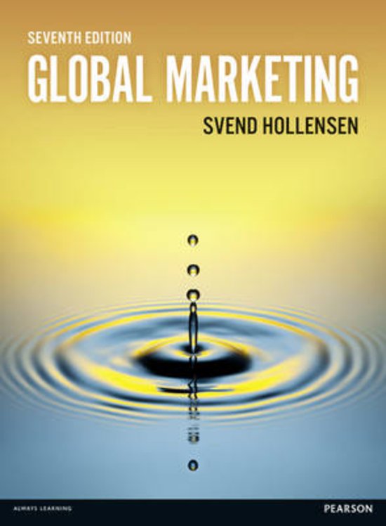 Global Marketing - Svend Hollenson (seventh edition) - ISBN 9781292100111