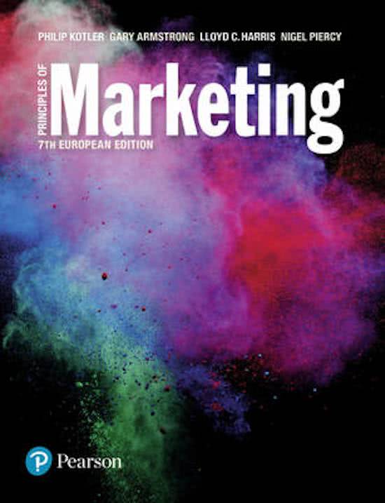 Marketing Chapter 7 - Principles of marketing; Kotler