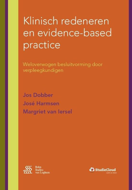Leerdoelen klinisch redeneren en evidence-based practice 1e jaars verpleegkunde