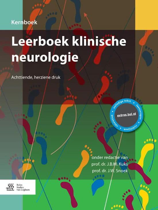Samenvatting leerboek klinische neurologie - hoofdstuk 9